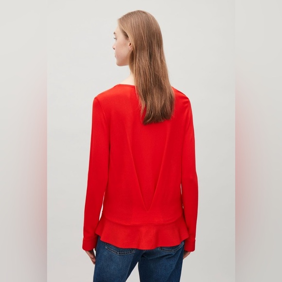 COS Fine Knit Sweater in Red - Size M - Picture 3 of 5